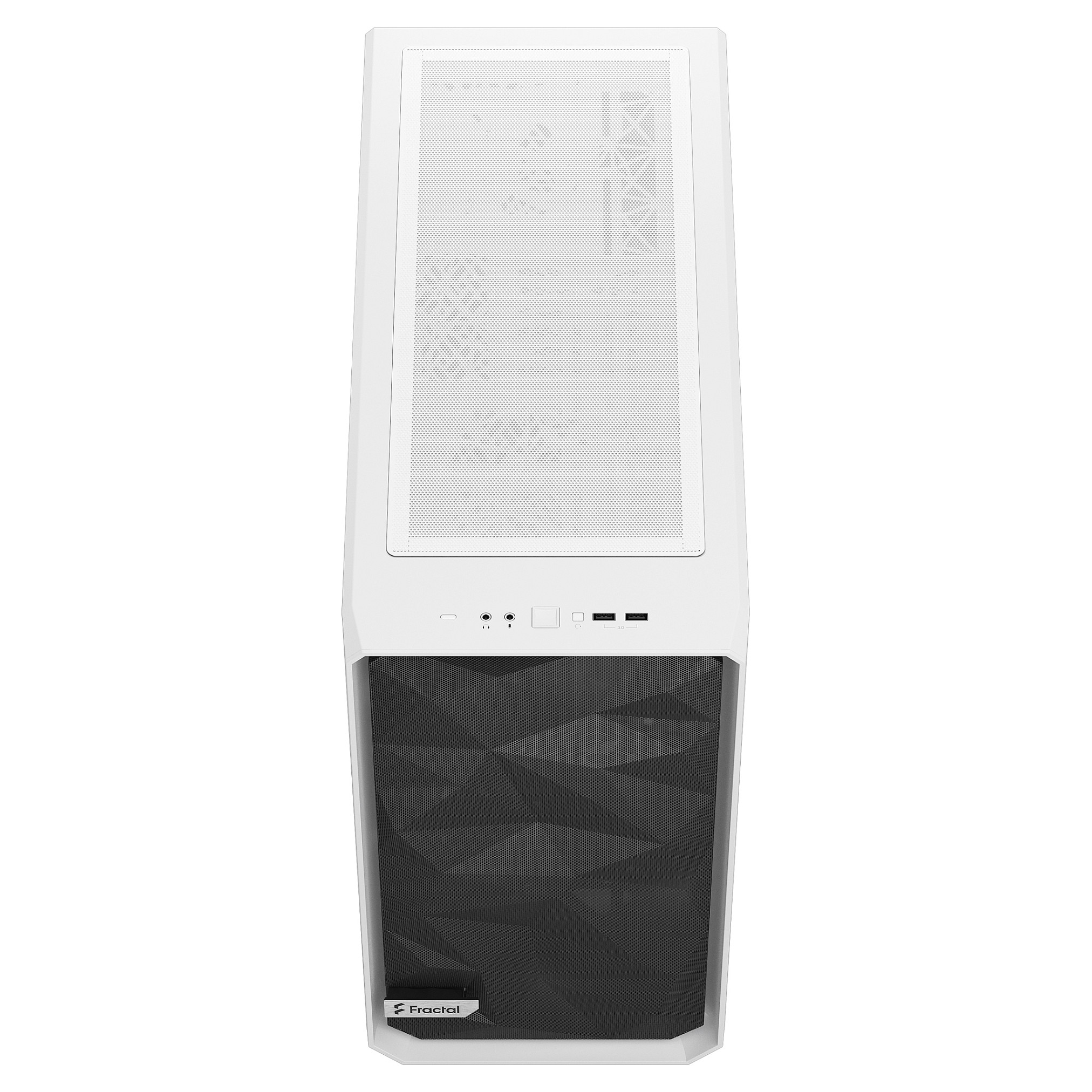 Kasë PC Fractal Design Meshify 2 Lite / Midi Tower / E-ATX + ATX / 2x 140mm + 1x 140mm Fan / Tempered Glass - Bardhë - 3