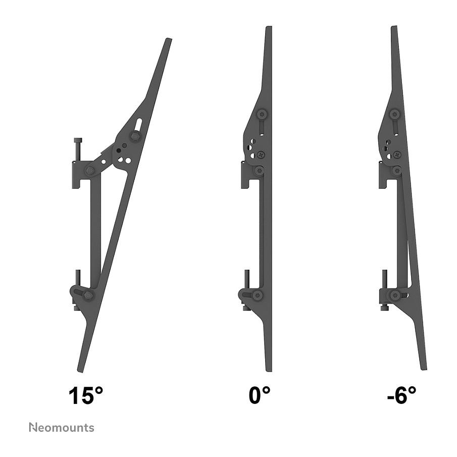 Mbajtëse Muri për Monitor Neomounts NMPRO-WMB3 / 3 Monitorë / 32"-55" / 30kg për Monitor / Tilt 21° - Zezë - 4