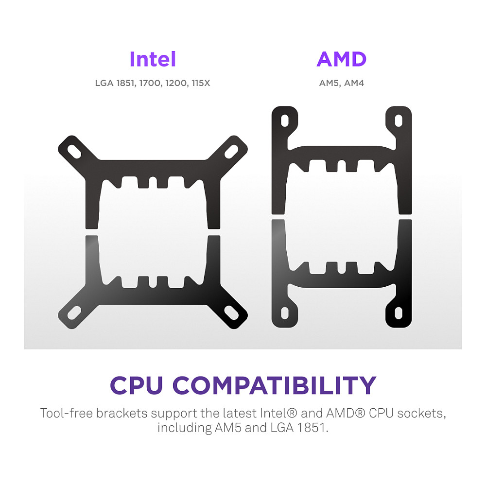 Ftohës për Procesor NZXT Kraken Plus RGB 240 / 240mm / AIO / RGB / LCD - Bardhë - 7