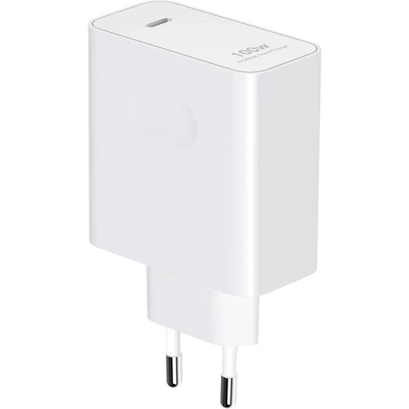 Karikues HONOR SuperCharge GaN Slim, 100W, USB-C - Bardhë - 2