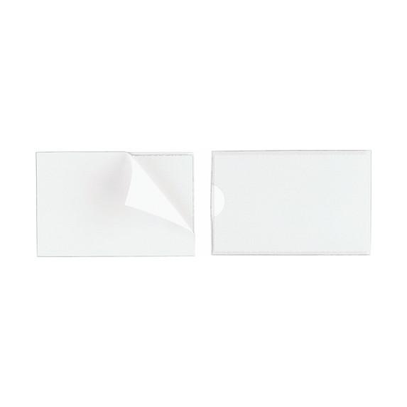 Mbajtëse Etiketash Vetëngjitëse DURABLE POCKETFIX, 90 x 57 mm, 10 Copë - Transparente