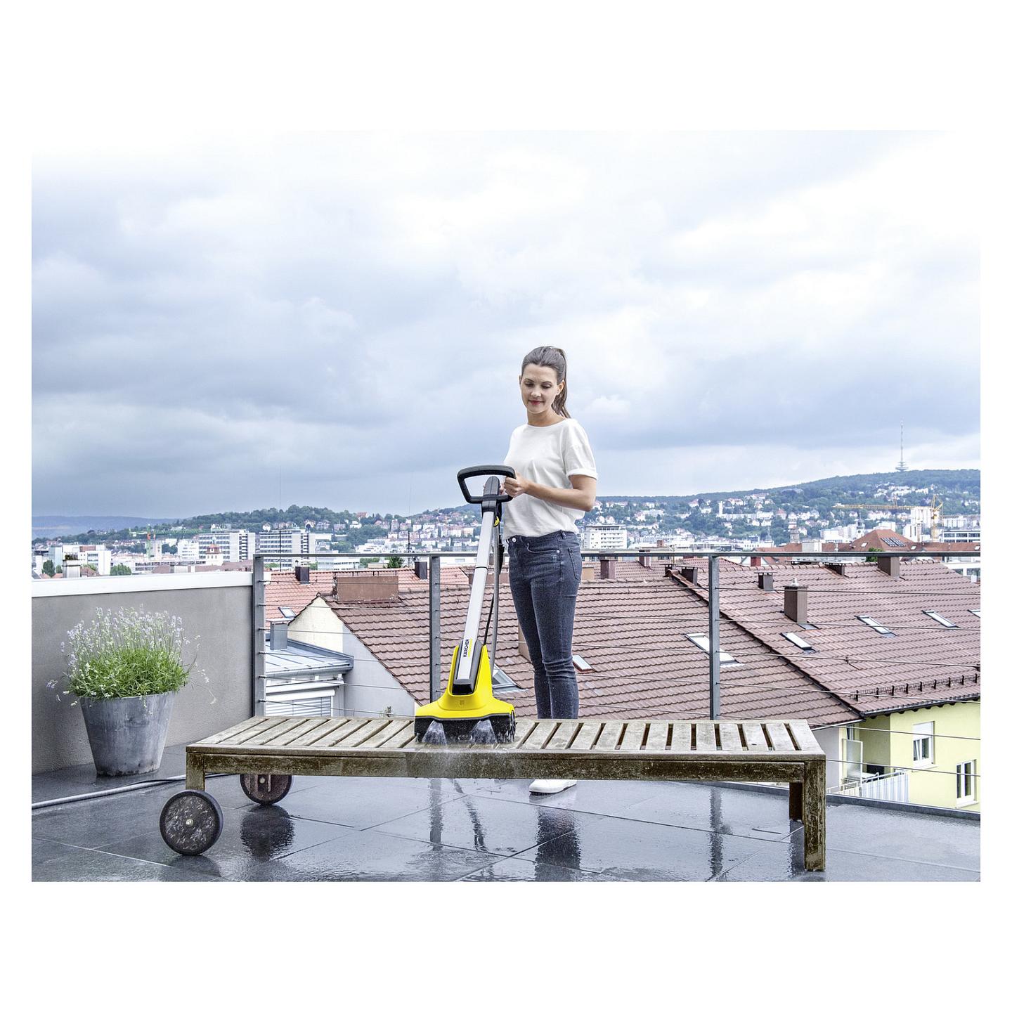 Pastrues për Dysheme Kärcher PCL 4 / 600W / 800rpm / 2 Rollers / Adjustable Water Supply / 10bar – Verdhë/Gri/Zezë - 4