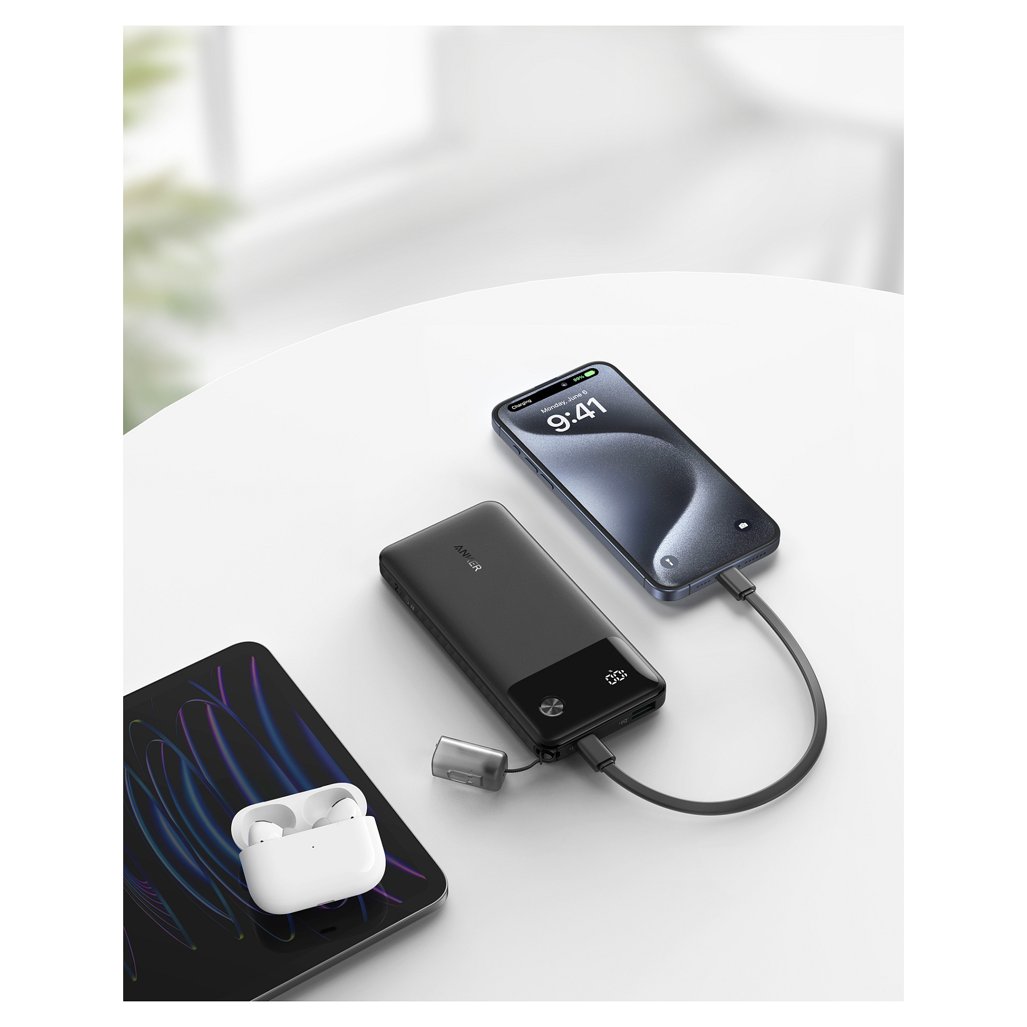 Powerbank Anker A1388G11 / 10000mAh / 22.5W / USB-C+USB-A / Power Delivery - Zezë - 8