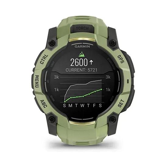 Orë e mençur Garmin Instinct 3, 50mm, AMOLED, GPS, 10 ATM, Limited Edition - Gjelbër - 9