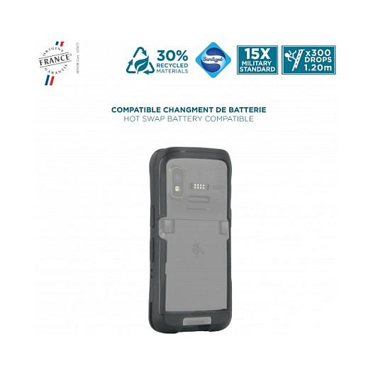 Case për Telefon MOBILIS PROTECH 065039, për Zebra TC501, Compatible Trigger, Softbag - Zezë - 6