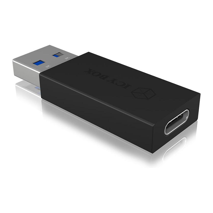 Adapter ICY BOX IB-CB015 / USB-A Mashkull → USB-C Femër / USB 3.1 Gen 2 / 10 Gbit/s - Zezë - 5