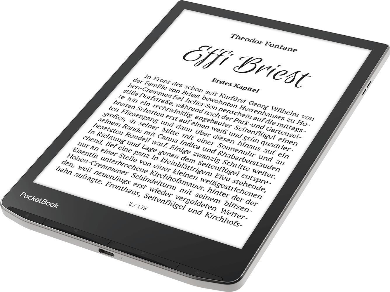 E-book PocketBook InkPad 4 EU / PB743G-U-WW / 7.8" / 32GB - Zezë/Argjendtë - 5