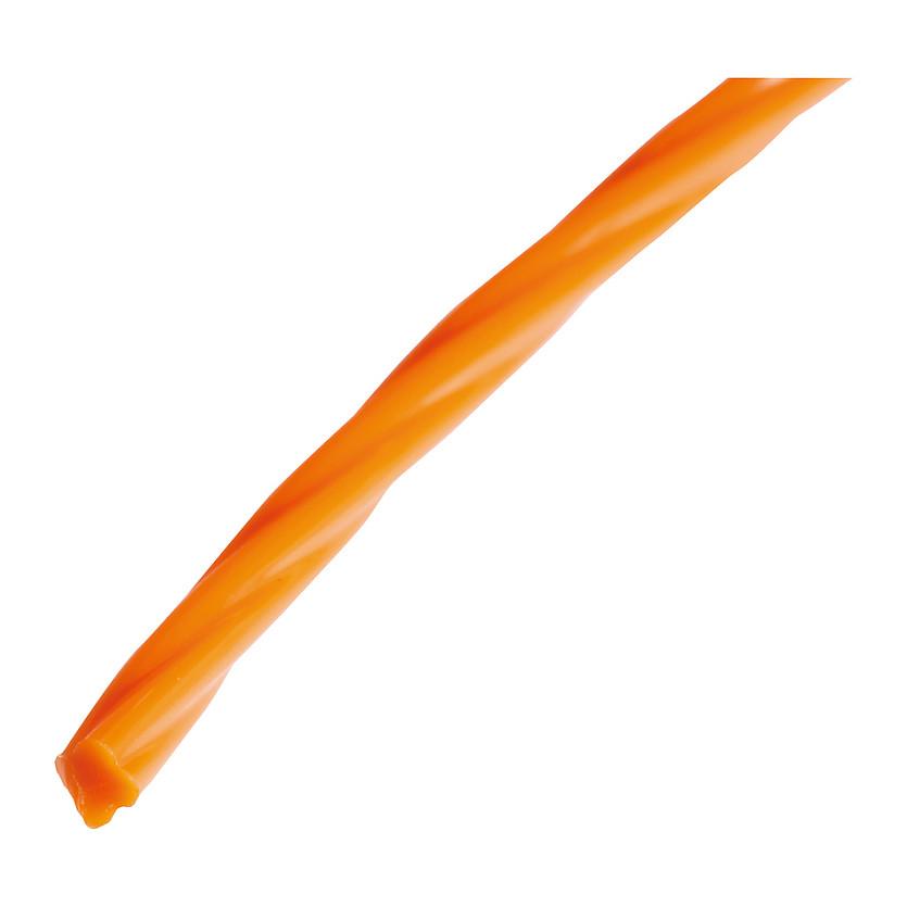 Fije Najloni për Kositëse Bari Makita E-01806, 2.4mm, 30m, Profil me Katër Fletë, Zhurmë e Ulët - Portokalli - 2