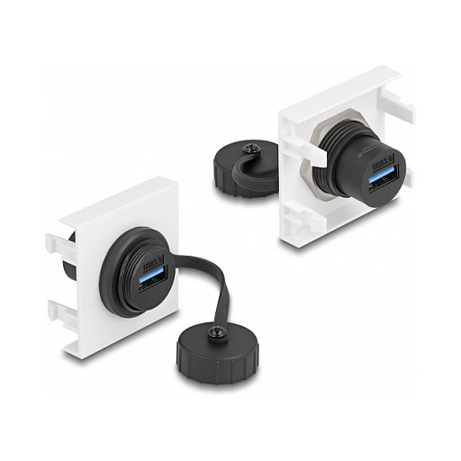 Adapter DeLOCK 81410 / Easy 45 / USB Type-A Femër / USB 3.2 Gen 1 / 5Gbps – Bardhë - 3