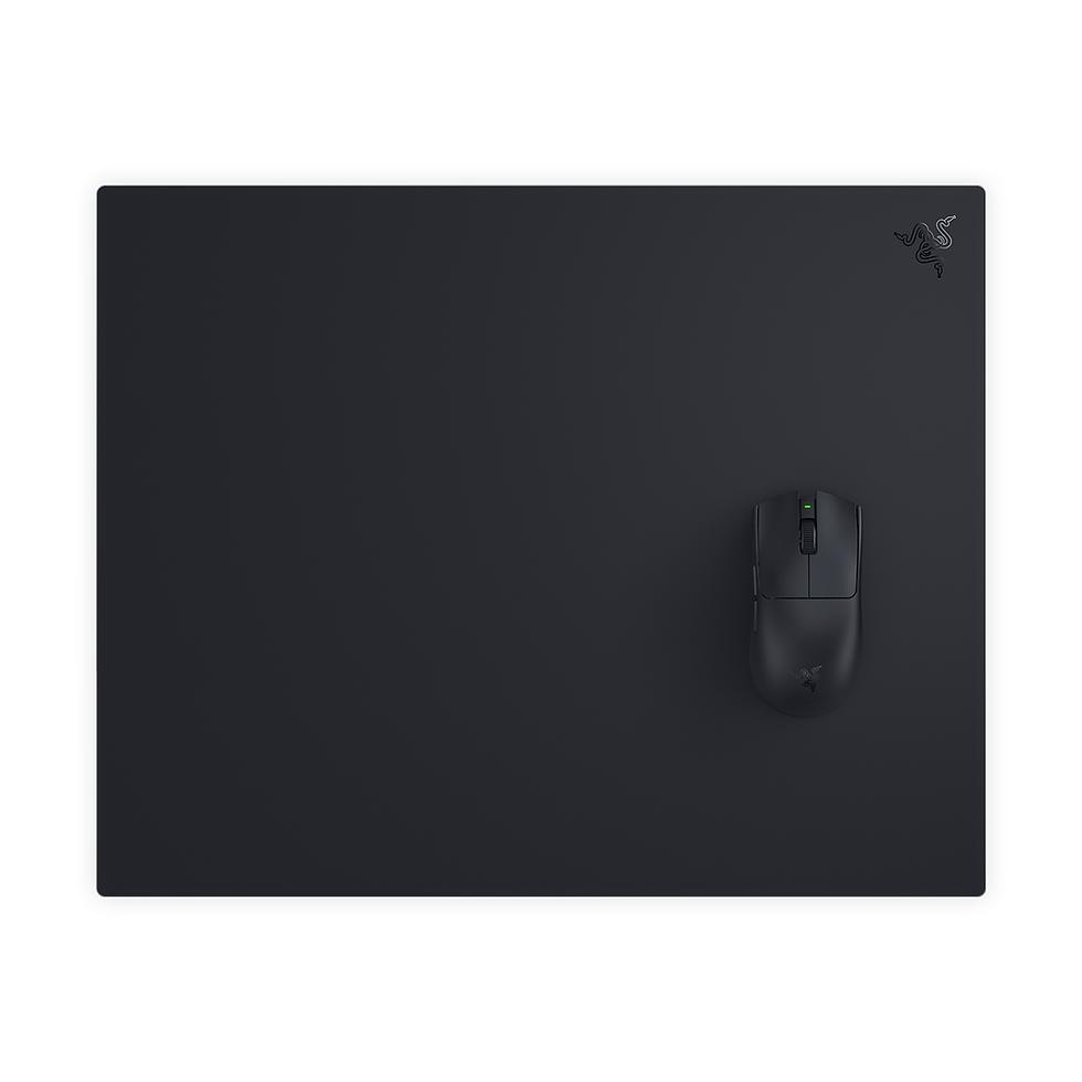 Mauspad Gaming Razer Atlas Pro / Xham i Temperuar / Sipërfaqe Ultra e Lëmuar / Bazë Kundër Rrëshqitjes / 500 x 400 mm - Zezë - 2