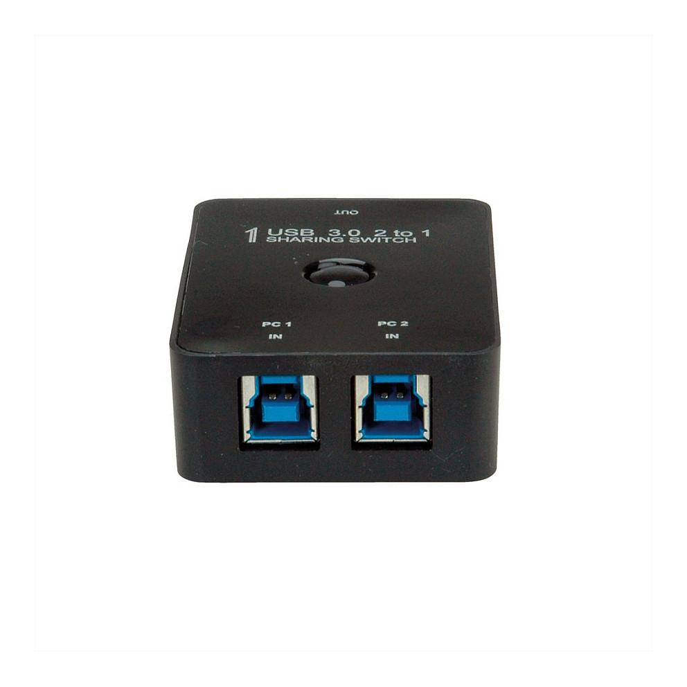 Switch USB VALUE 14.99.2015, USB 3.2 Gen 1, 2 porta, 5 Gbps - Zezë - 7