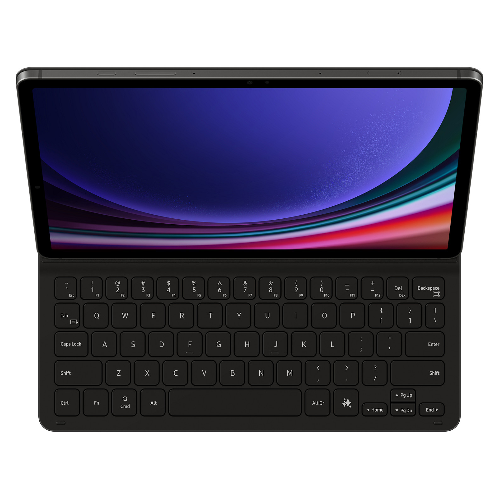 Tastierë Samsung për Galaxy Tab S9 / Tab S9 FE / QWERTZ / Bluetooth / POGO Pin - Zezë - 11