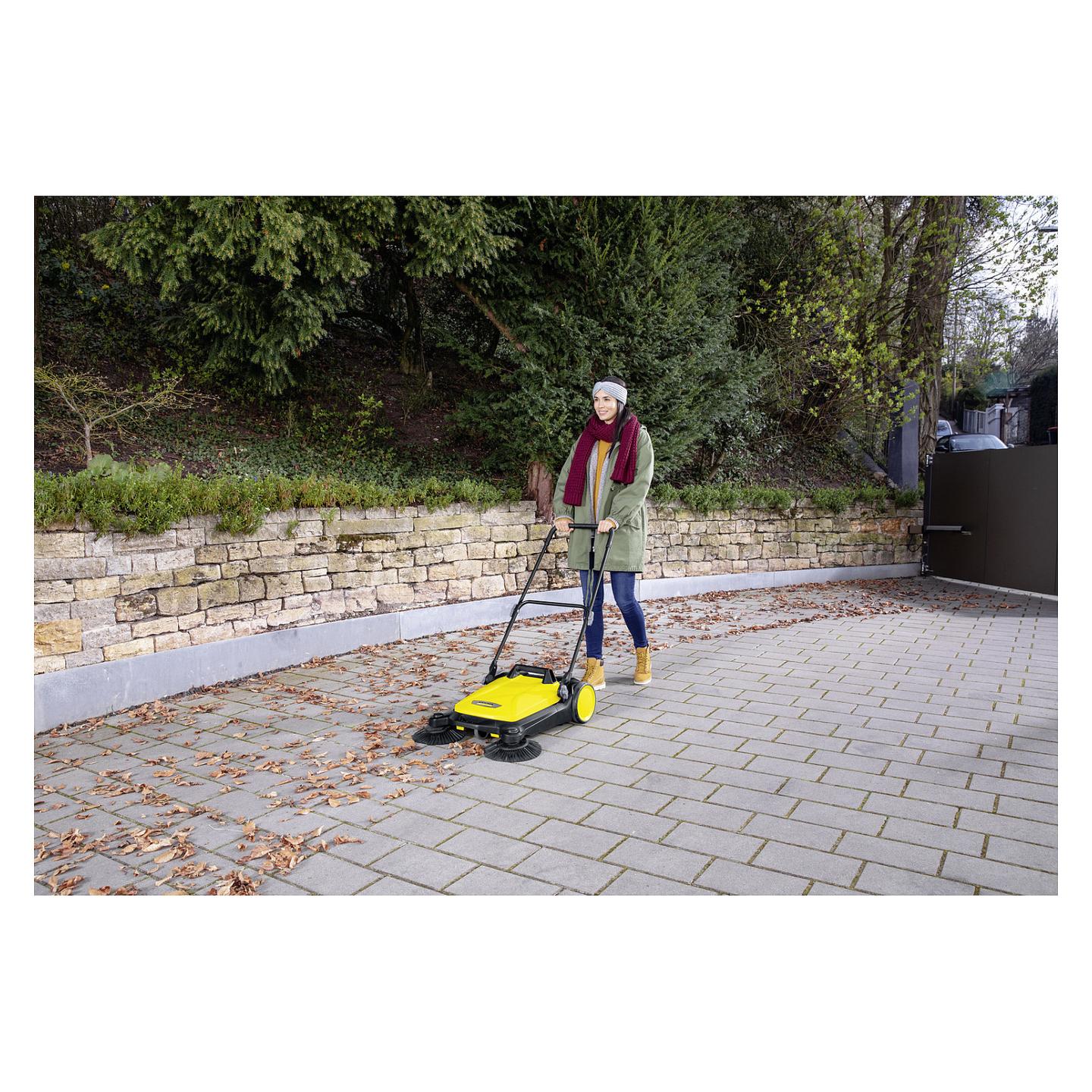 Makineri për Fshirje Kärcher S 4 Twin 2-in-1 / 680mm / 20L / 2400m²/h / 4 Furça Anësore – Zezë/Verdhë - 7