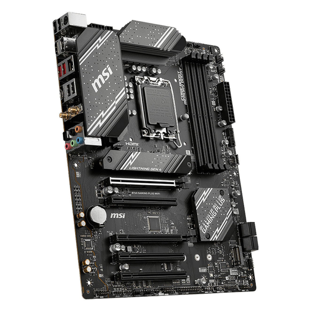 Pllakë Amë MSI B760 GAMING PLUS WIFI / Intel LGA1700 / B760 / DDR5 / ATX / Wi-Fi 6E / 2.5GbE LAN - 4