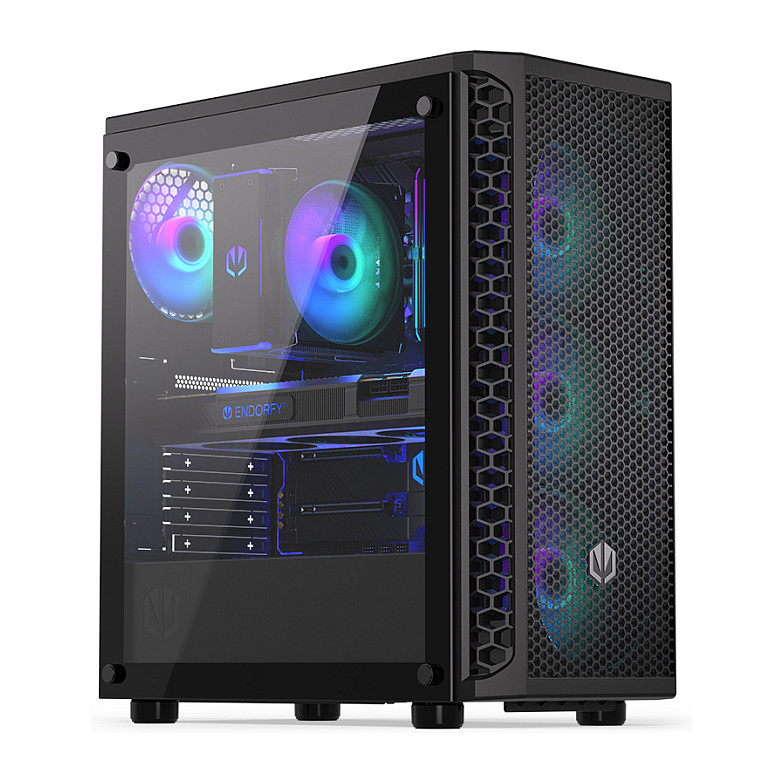 Kasë PC ENDORFY Signum 300 ARGB / Tower / 4x 120mm ARGB Fan / Radiator 360mm - Zezë - 3