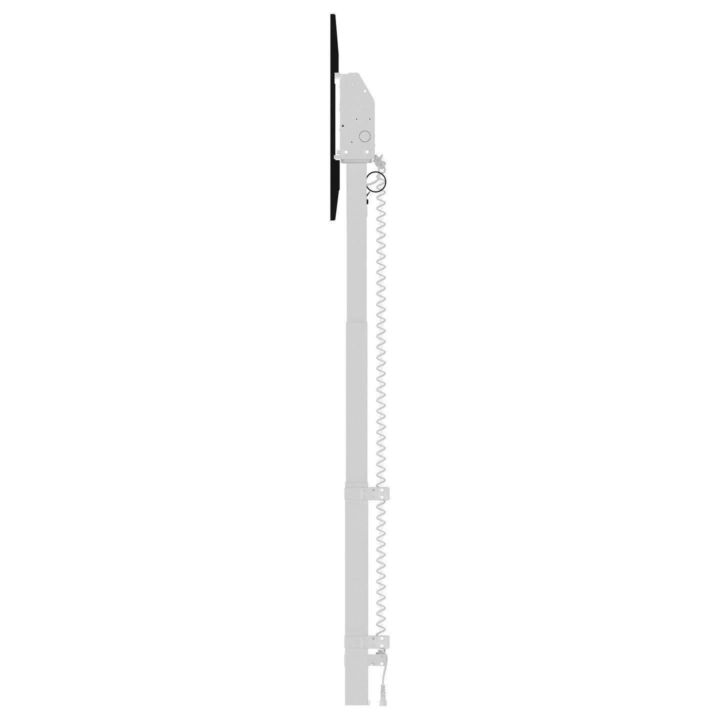 Mbajtëse për Monitor iiyama / 55″–105″ / deri në 120 kg / VESA deri në 800×600 mm / Elektrike - Bardhë - 11