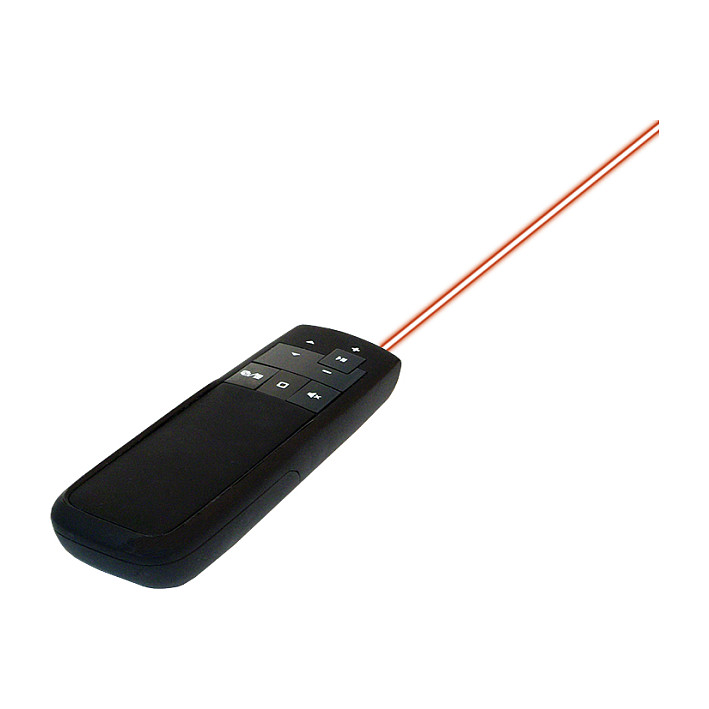 Aksesor për projektor LogiLink EasyShow ID0154 / Wireless / 2.4 GHz / Laser Pointer / 8 Butona / 15m - Zezë - 3