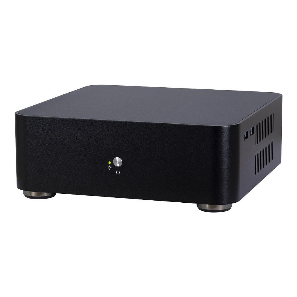 Kasë Inter-Tech ITX A60, Mini-ITX, Mini-Tower, 2x 2.5", 2x USB 3.0, Furnizim 60W - Zezë - 3