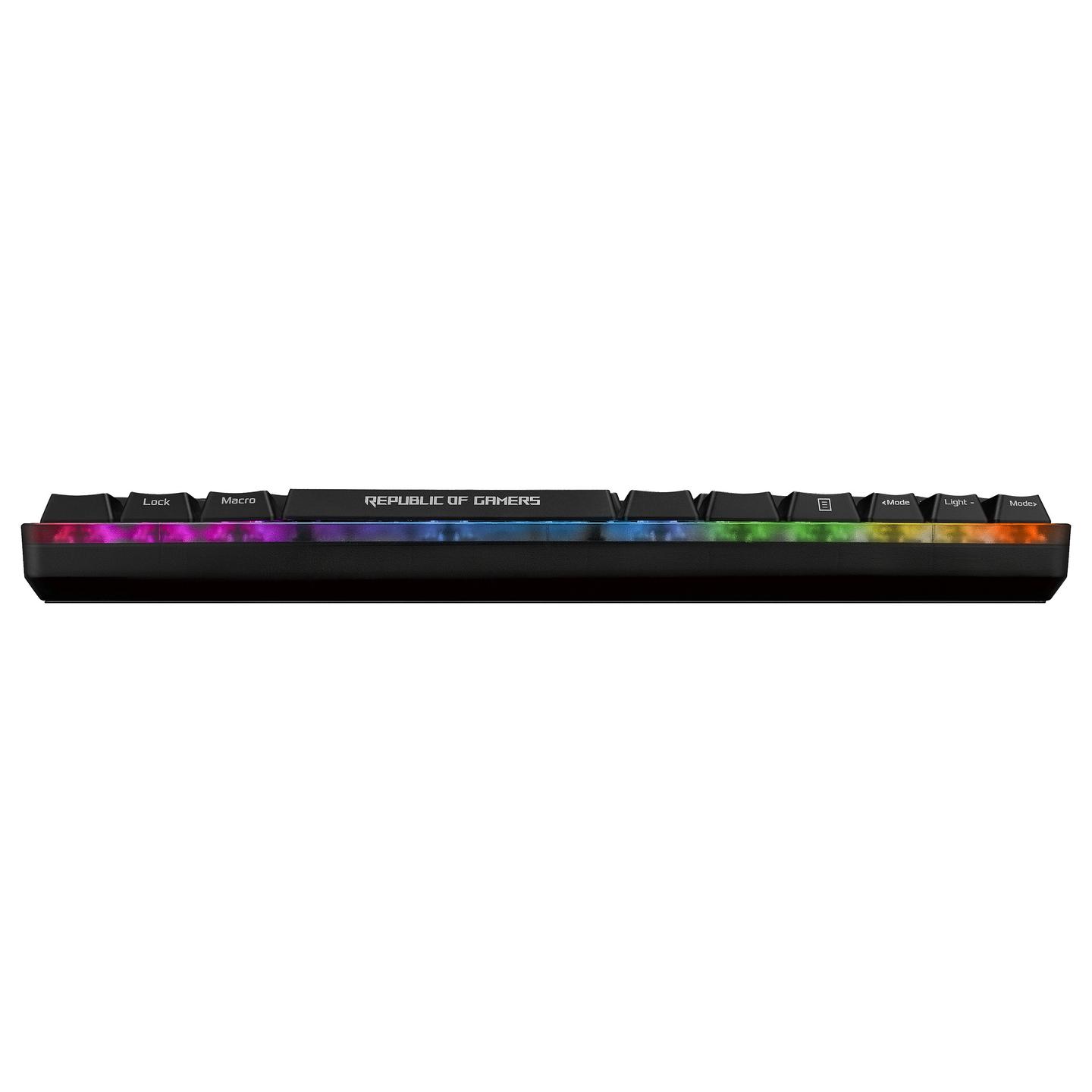Tastierë Gaming ASUS ROG Falchion / Wired / 65% / Cherry MX RGB Red / USB + RF Wireless 2.4 GHz / AZERTY FR / RGB - Zezë - 7
