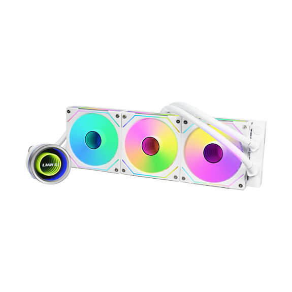 Ftohës për Procesor Lian Li GALAHAD II Trinity SL-INF 360 / AIO / 360mm / 3×120mm UNI FAN SL-Infinity ARGB / 3200 RPM / L-Connect 3 – Bardhë