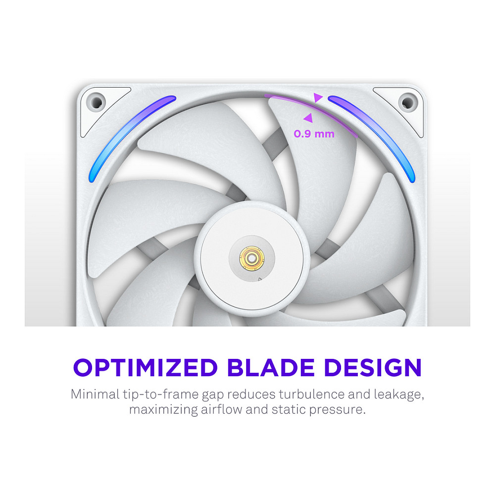 Ftohës për Kasë 280mm NZXT F280X RGB – Bardhë - 5