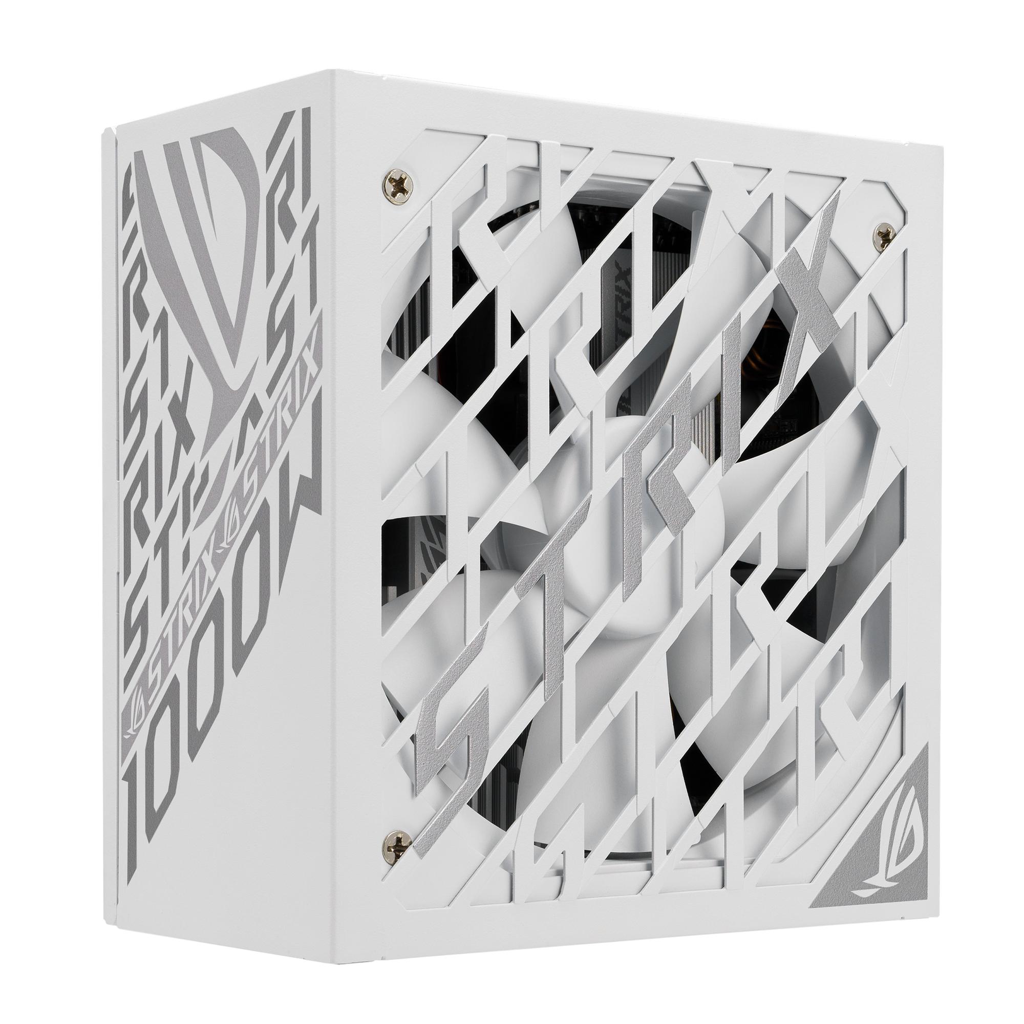 Furnizues Energjie ASUS ROG Strix 1000W Platinum White Edition / 90YE00W4-B0NA00 / 1000W / ATX 3.1 / 80 PLUS Platinum / Fully Modular / PCIe 5.1 – Bardhë - 3