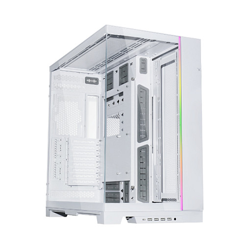 Kasë Lian Li O11 Dynamic EVO XL / Full Tower / E-ATX / Dual Chamber / Tempered Glass - Bardhë