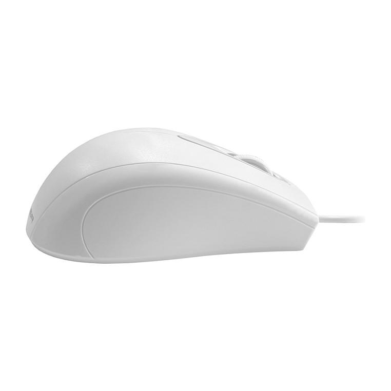 Maus me kabllo LC-Power, USB, 800 DPI, 3 Butona – Bardhë - 5