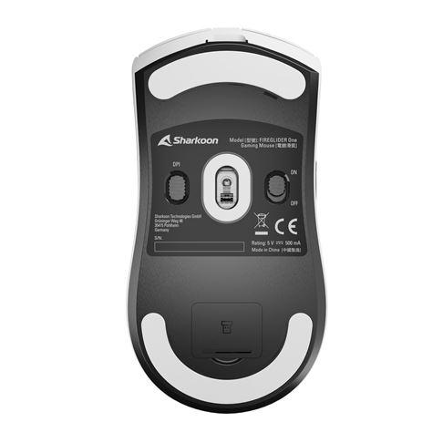 Maus Gaming SHARKOON FIREGLIDER One Dual Mode / 12000 DPI – E Bardhë - 9