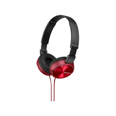 Kufje me kabllo Sony MDR-ZX310 / On-Ear / 30 mm / 3.5 mm / 1.2 m – Kuqe - 2