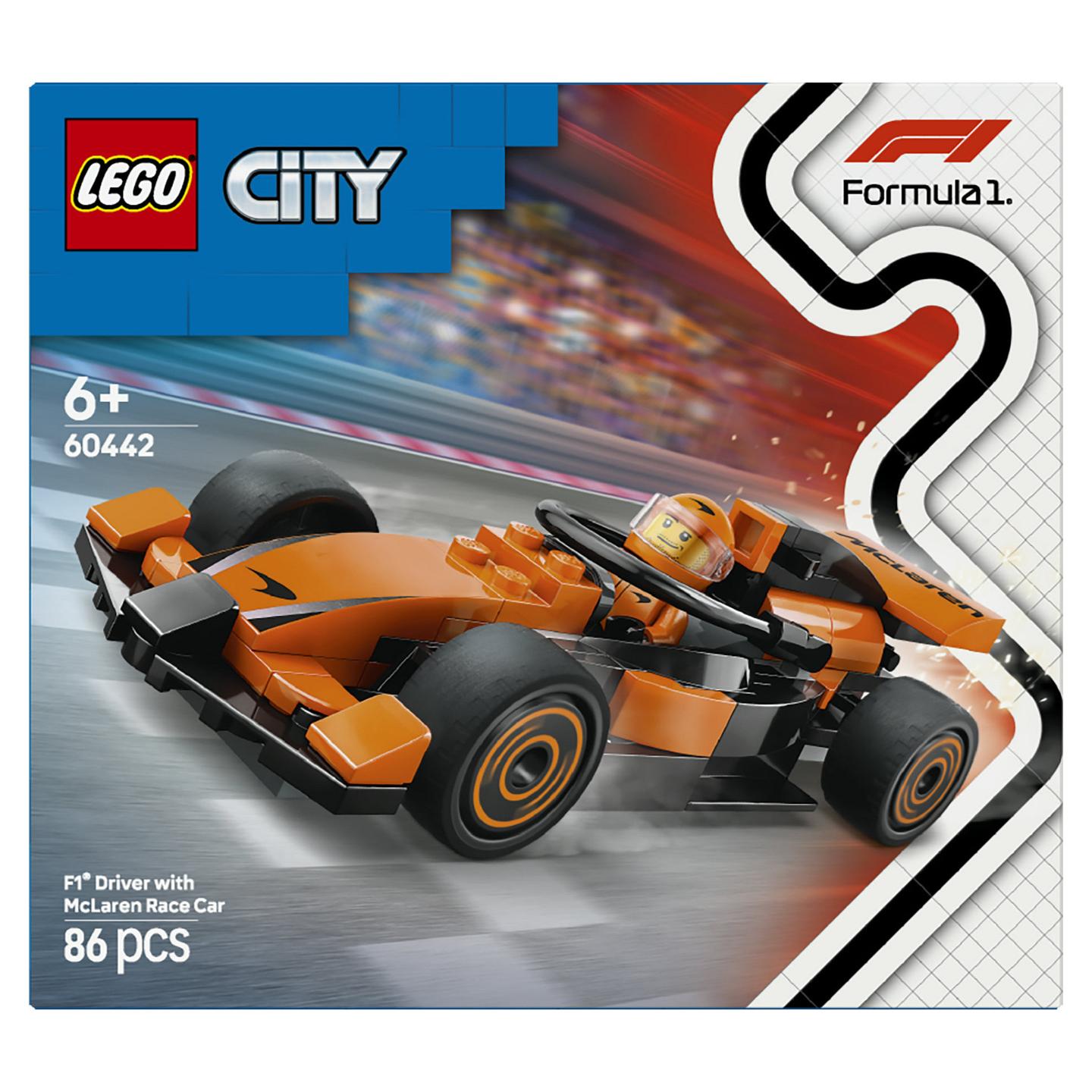 LEGO City F1 Driver with McLaren Race Car 60442 - 10