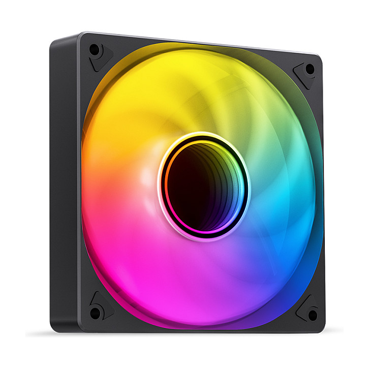 Ftohës për Kasë Jonsbo SL-120 / 120mm / 600-1500 RPM / PWM / ARGB / 101.06 m³/h / 32 dBA / 20 LED – Zezë