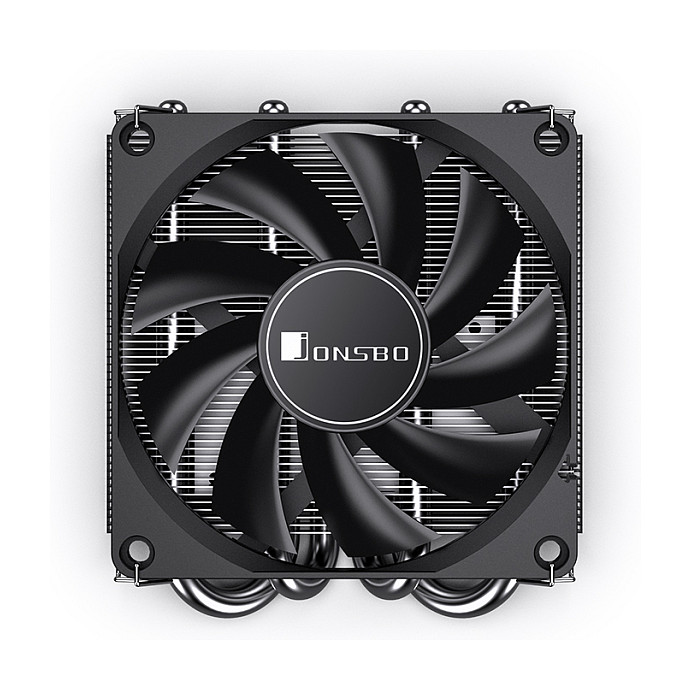 Ftohës për Procesor Jonsbo HP-400S / Low-Profile / Top-Blower / 160W TDP / 4×6mm Heatpipe / 90mm PWM Fan / LGA115x/1200/1700/1851 / AM4/AM5 – Zezë - 4