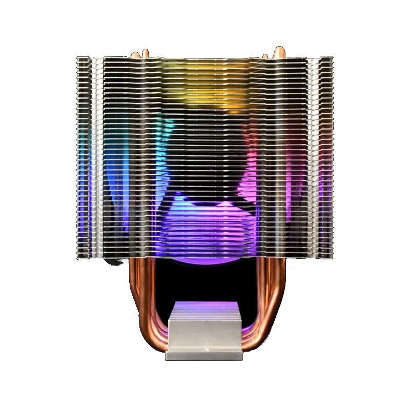 Ftohës për Procesor Gamdias BOREAS E1-410 / 120mm / 4 Heat Pipes / RGB / PWM - Zezë - 2
