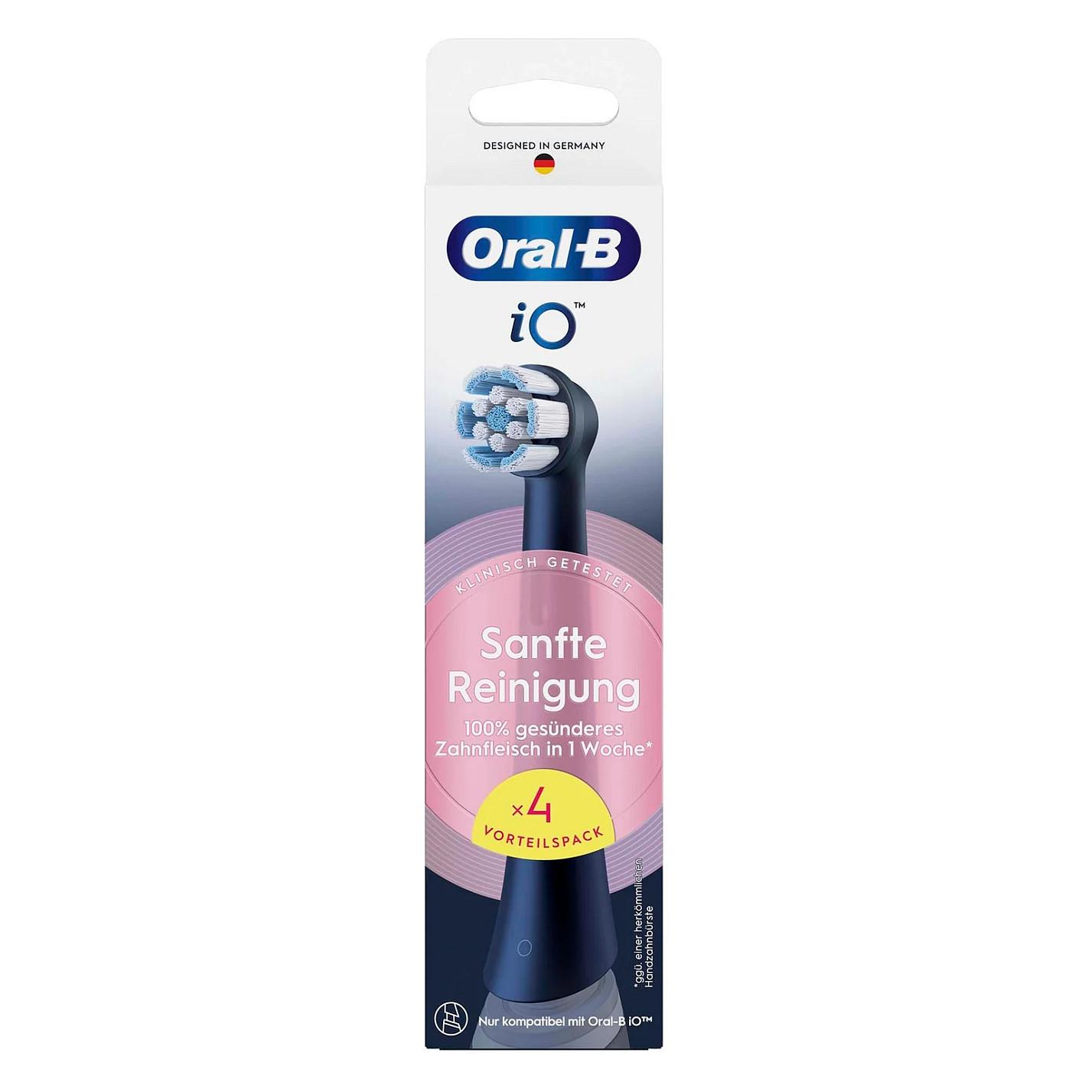 Koka zëvendësuese Oral-B iO Gentle Care, 4 copë - Zezë - 7