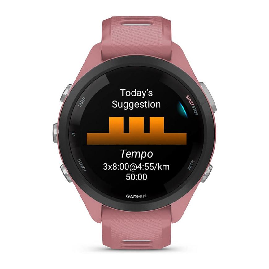 Orë e mençur Garmin Forerunner 265S, 42mm, AMOLED 1.1", GPS Multi-Band, 8GB, Music - Rozë/Hiri - 4