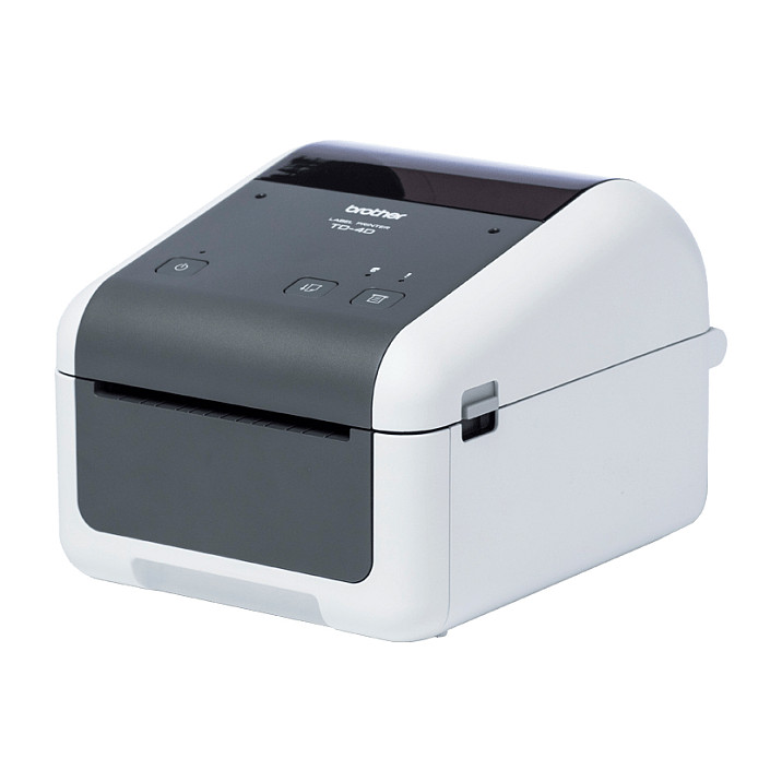 Printer Label Brother TD-4425DN / Direct Thermal / 203 DPI / 203 mm/s / 104 mm / 256 MB / 64 MB Flash / Ethernet / USB / RS-232 - Bardhë/Hiri - 8