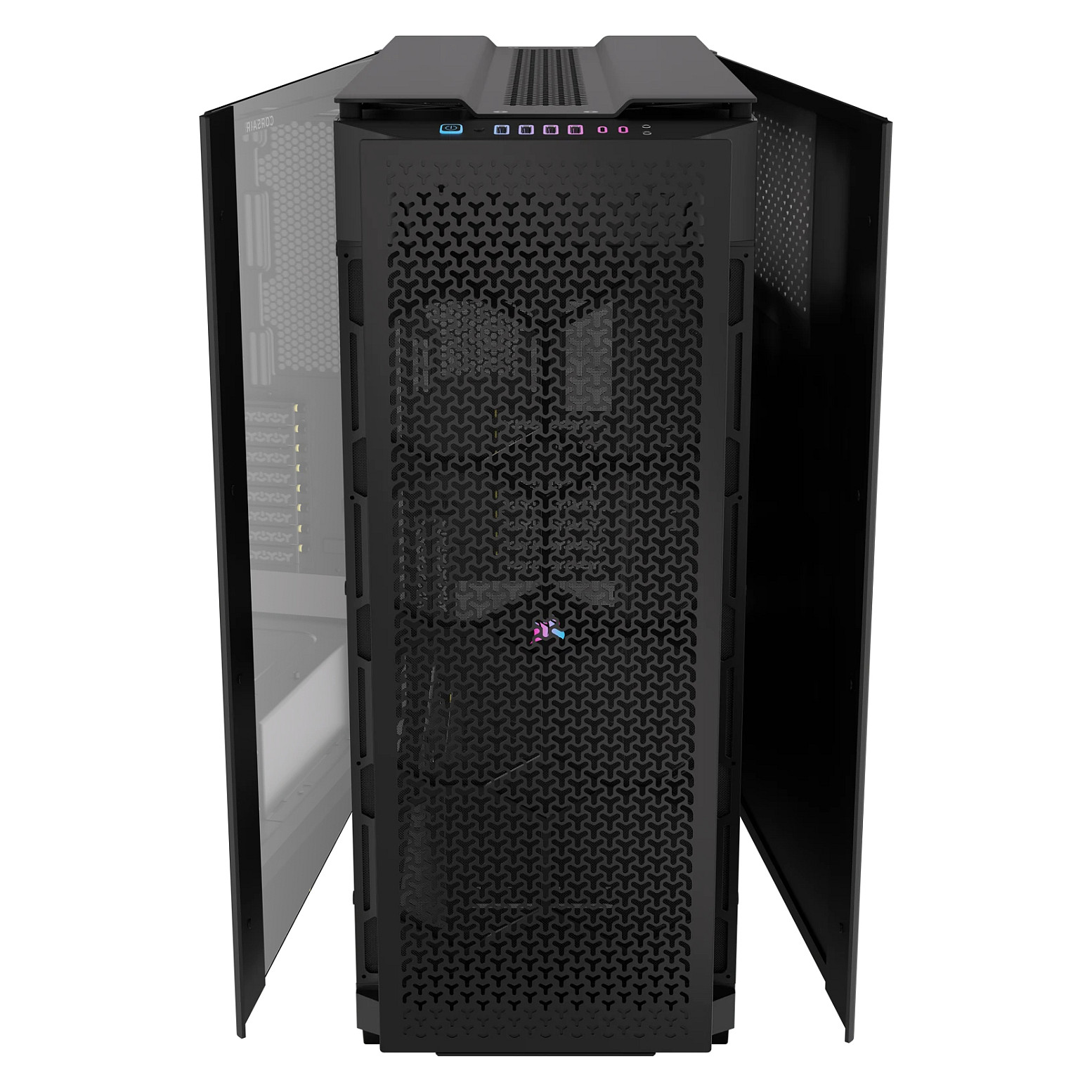 Kasë PC Corsair 9000D RGB AIRFLOW / Super Full Tower / E-ATX + ATX / 18x 120mm Fan Support / Tempered Glass - Zezë - 13