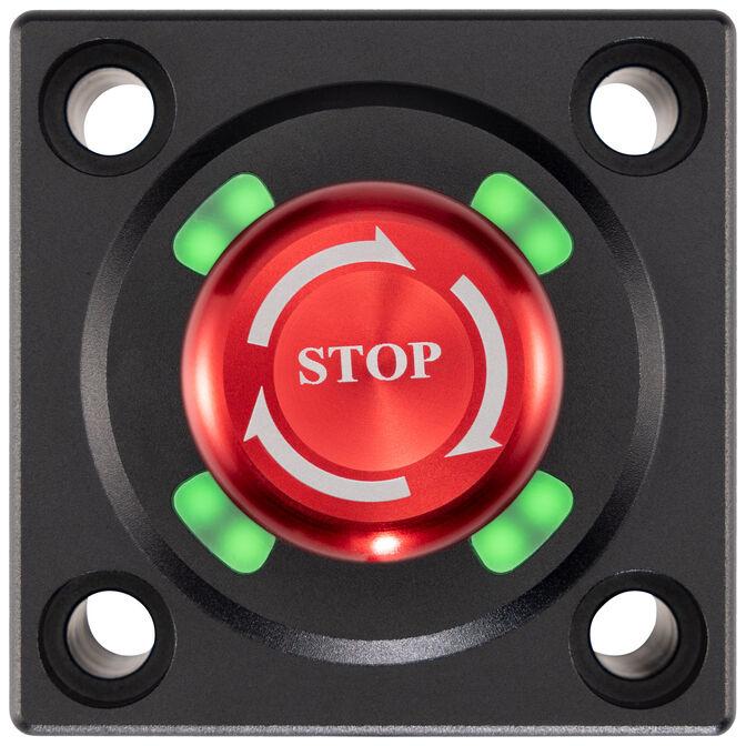 Aksesorë për Timon Simagic Alpha Kill Switch / Buton Ndalimi Emergjent / Për Wheelbase Alpha & Alpha EVO / RJ11 / LED - Zezë - 3