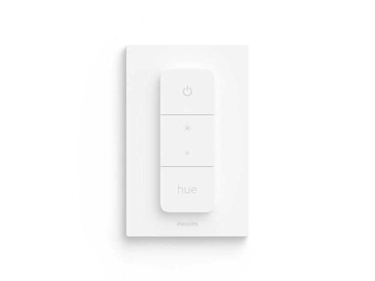 Çelës Inteligjent Philips Hue Dimmer Switch, Bluetooth, Zigbee, 2 Butona, CR2032, IP20 - Bardhë