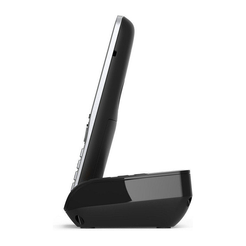 Telefon i thjeshtë Gigaset COMFORT 500A Trio / 2.2" / DECT & Hands-Free / 3 Aparatë - Zezë/Argjendtë - 18
