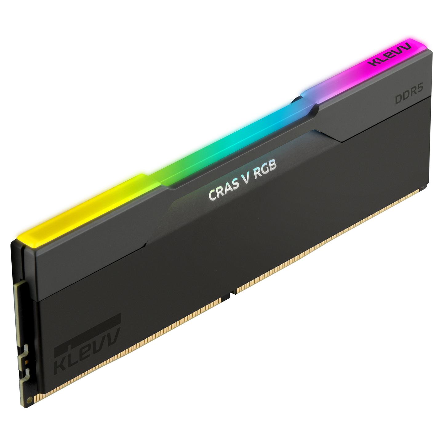 RAM Memorie KLEVV CRAS V RGB, 64GB (2 × 32GB), DDR5, 6000MT/s, CL30-36-36-76, Intel XMP 3.0, AMD EXPO - Zezë - 5