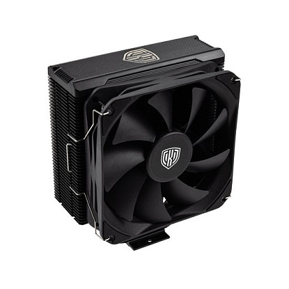 Ftohës për Procesor Kolink Umbra EX180 Black Edition / 180W TDP / 4×6mm Heatpipe / 120mm PWM Fan – Zezë