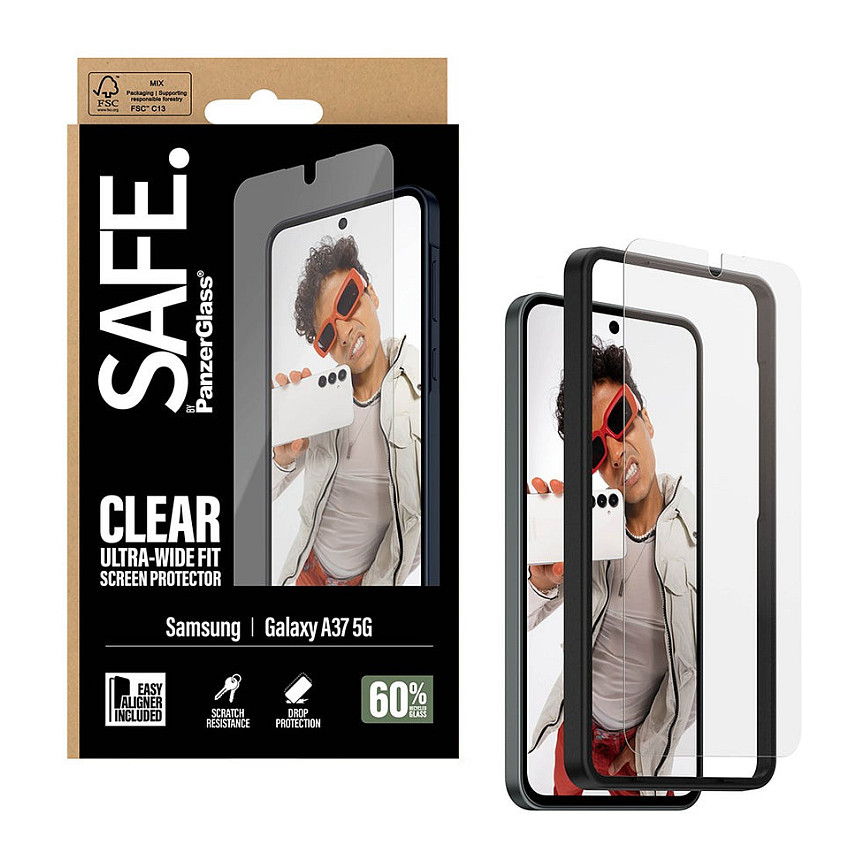 Mbrojtës Ekrani PanzerGlass SA72239 / Samsung Galaxy A37 5G - Transparente - 5
