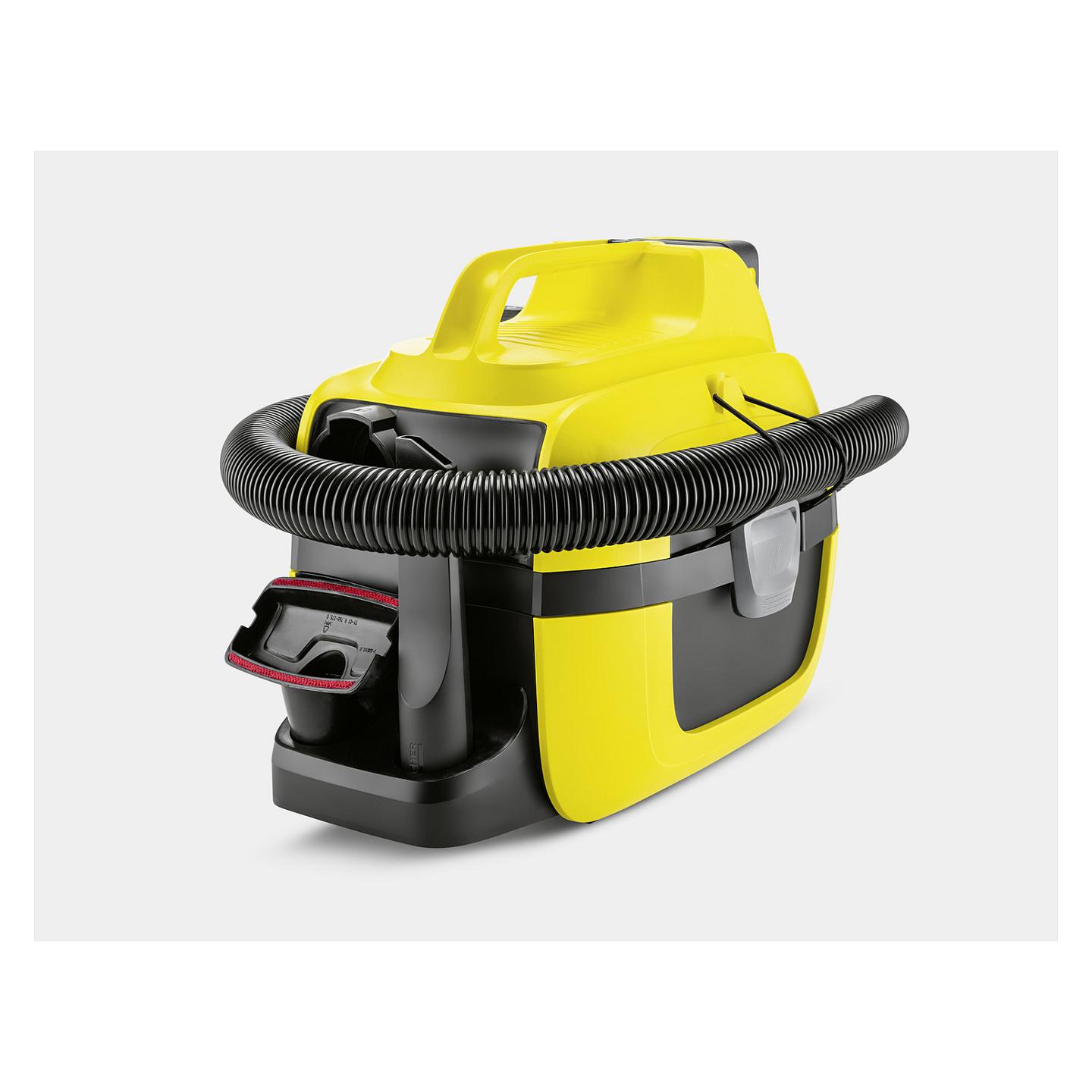 Fshesë me Vakum KÀrcher WD 1 Compact Battery Set / 18V / 7L / Wet & Dry - Verdhë/Zezë - 3