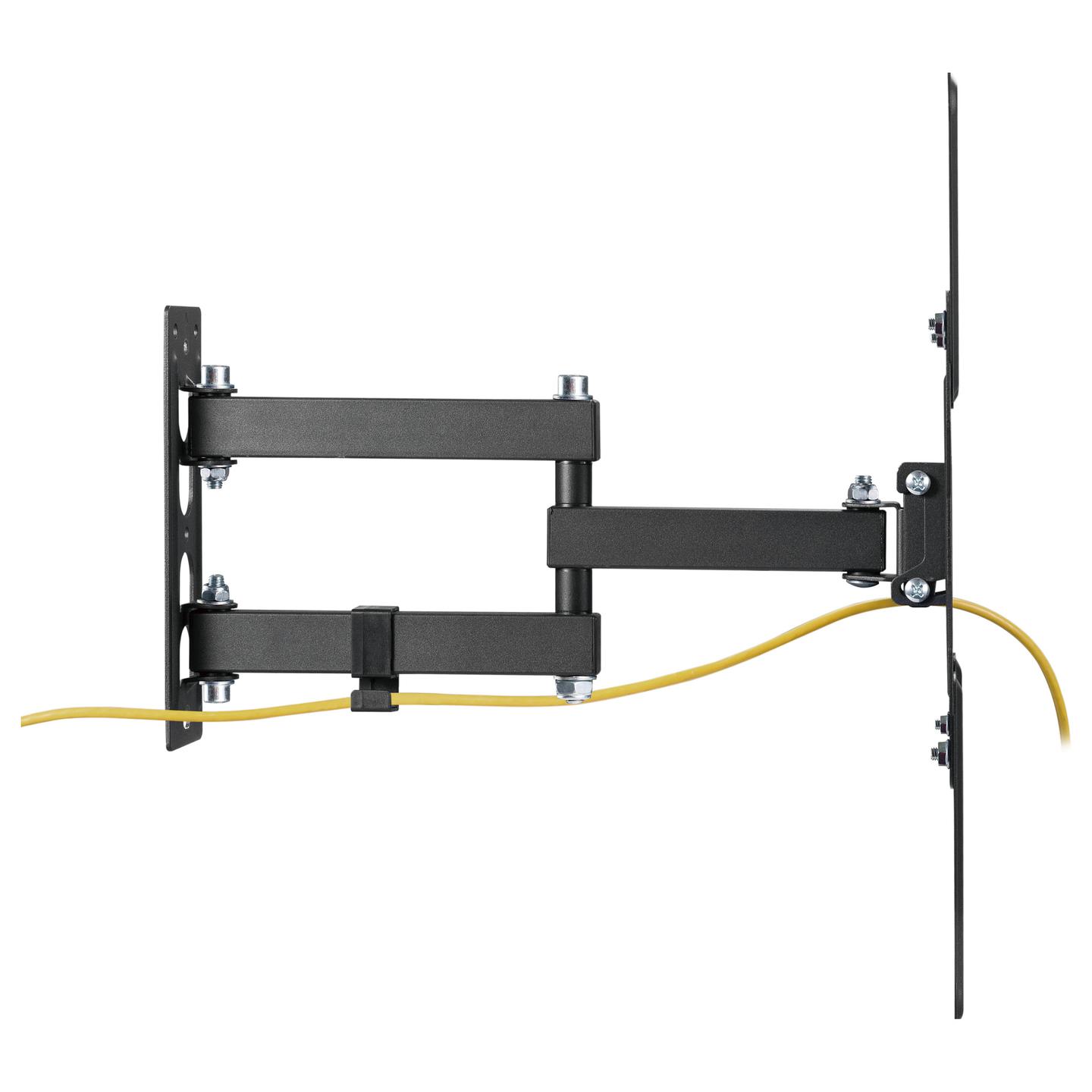 Mbajtëse Muri për TV Equip 650413 / 23"-55" / 30kg / Full Motion / Tilt -10° deri +3° / Swivel ±90° - Zezë - 2