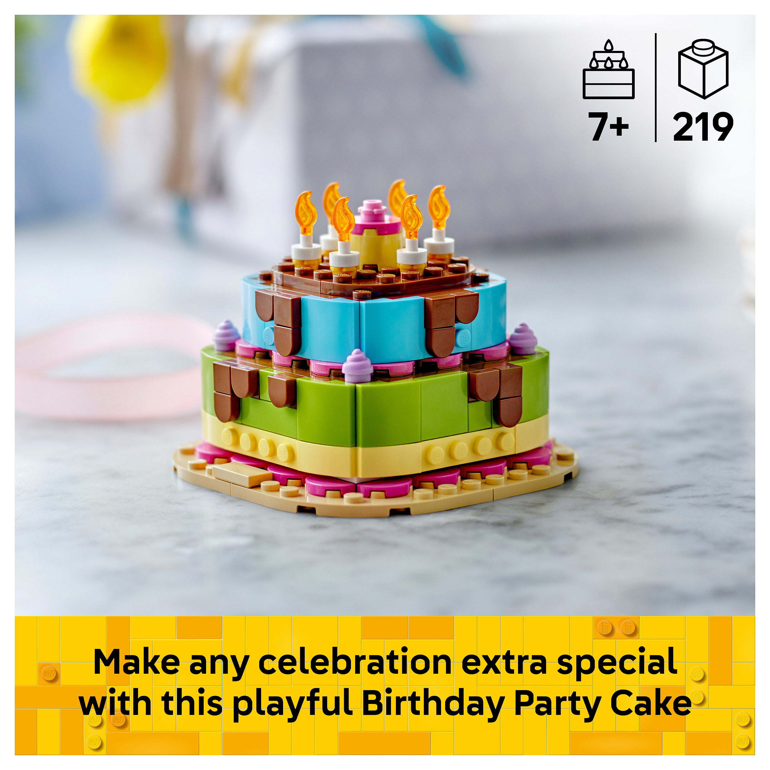 LEGO Iconic Birthday Party Cake - 25