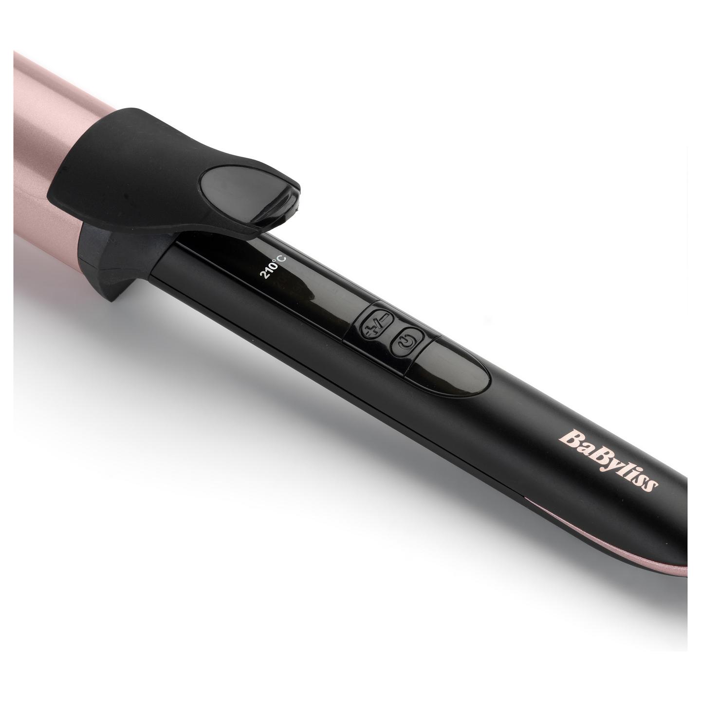 Stilues për Flokë BaByliss C453E / 38 mm / Kuarc-Qeramikë / 6 Temperatura / 160–210°C / Fikje Automatike – Zezë/Rozë - 7
