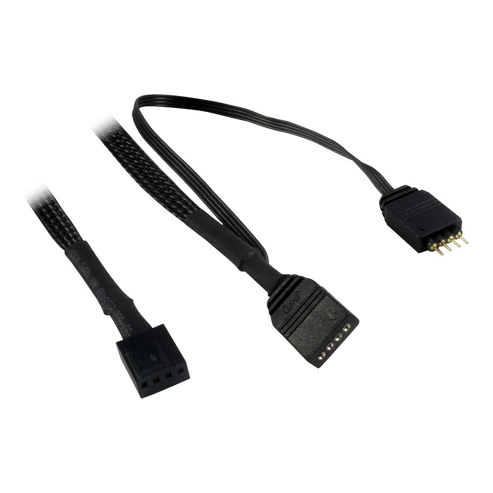 Ftohës për Kasë Inter-Tech Argus L-12025 Aura RGB / 120mm / 25mm / 1500 RPM / PWM / 59.46 m³/h / 18 LED / RGB – Zezë - 11