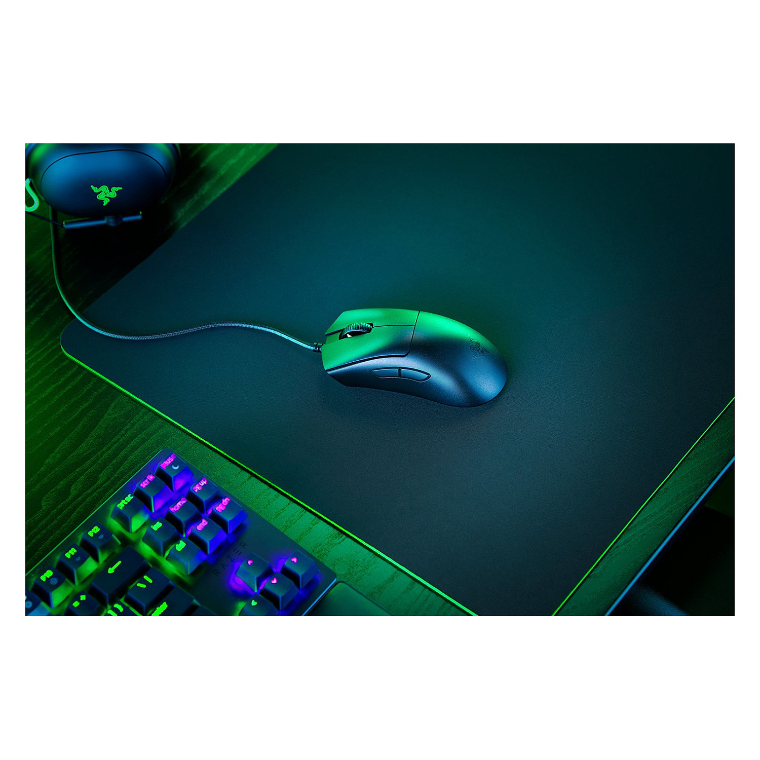 Maus Gaming Razer DeathAdder V3 / Wired / Focus Pro 30K / 30.000 DPI / 8000Hz / 6 Butona - Zezë - 6
